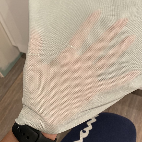 garage sheer pastel green top - Picture 2 of 2